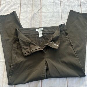 89th + Madison Olive Green Trousers size 14